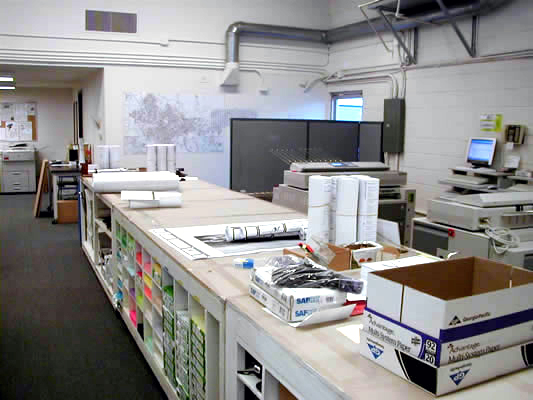 view of print shop