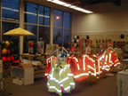 safety vests glowing