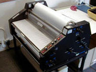 print shop laminator